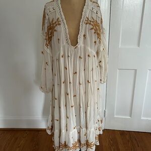 Gauzy Bohemian Free People Dress